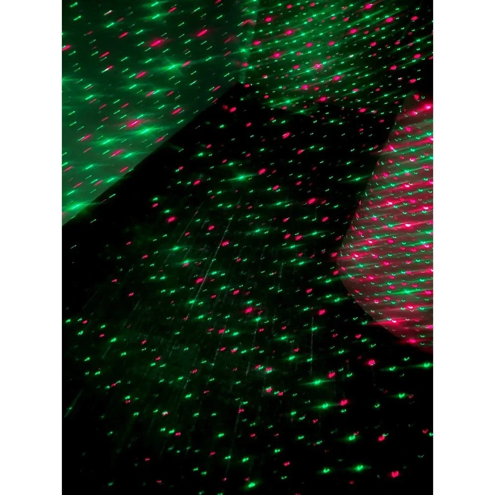 Star Shower Laser Light Projector Red And Green Twinkle Lights W/ Box‎ Outdoor